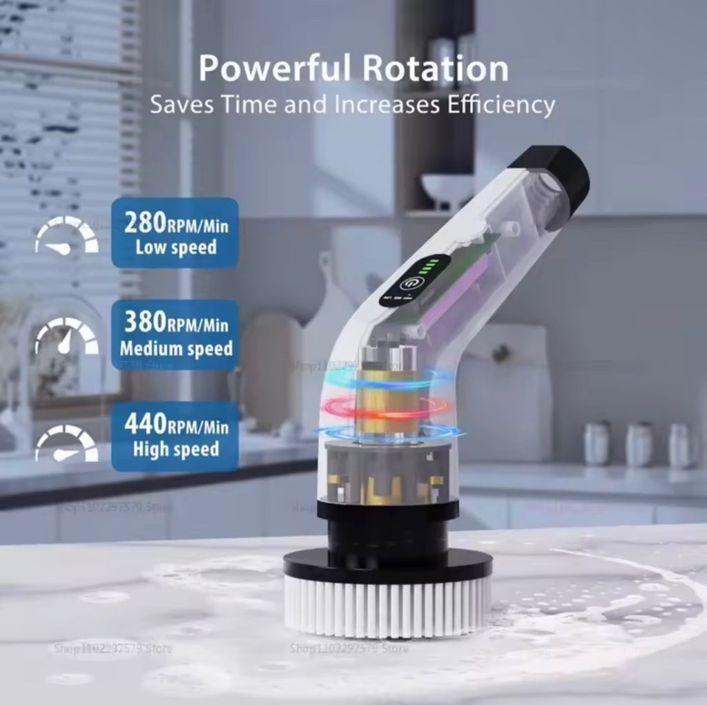TurboScrub™ cordless spin cleaner