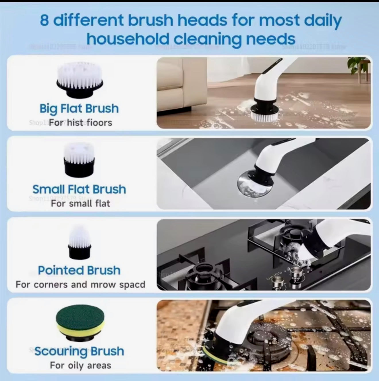 TurboScrub™ cordless spin cleaner